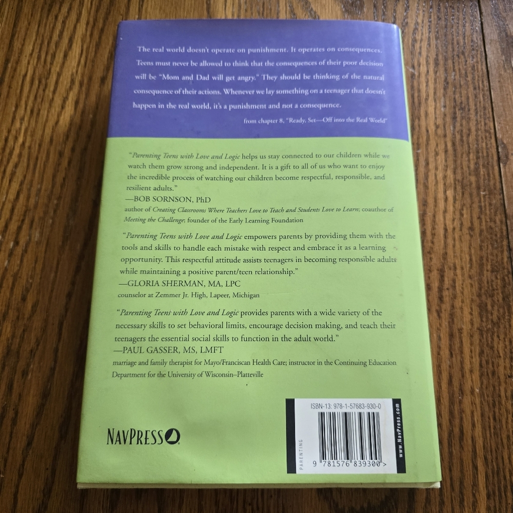 Parenting Teens with Love & Logic Book 2006 - Picture 3 of 3